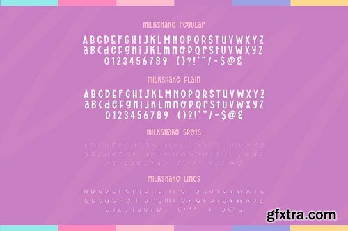 Milkshake Font Family