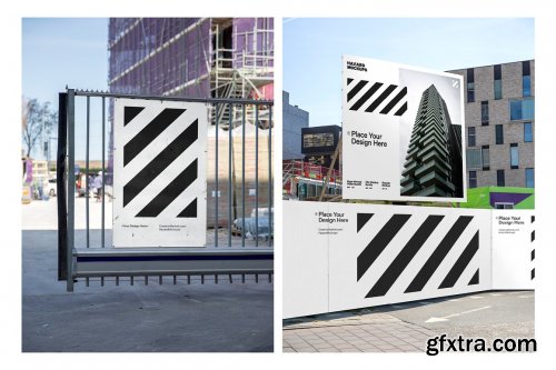  CreativeMarket - 7x Construction Mockup Bundle 6166005