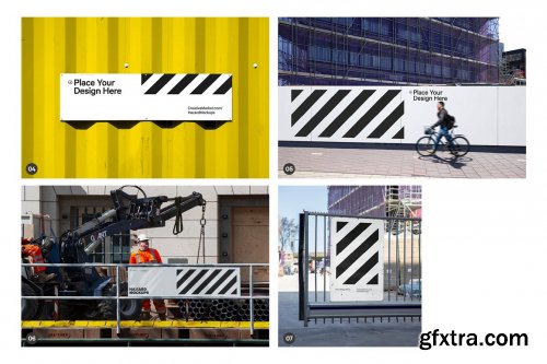  CreativeMarket - 7x Construction Mockup Bundle 6166005