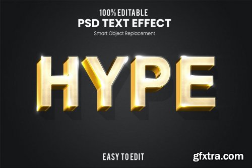 Elegant 3D PSD Text Effect
