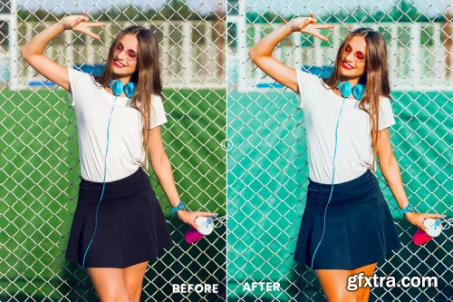 Luxury Green Photoshop Action & Lightrom Presets