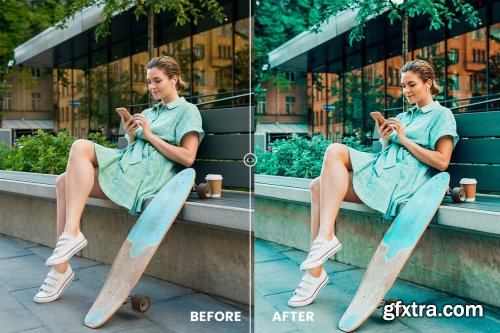 Luxury Green Photoshop Action & Lightrom Presets