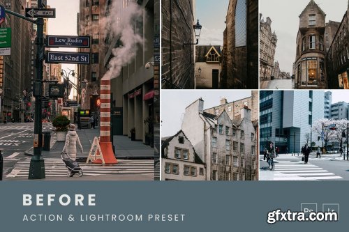 Street Tones Action & Lightroom Preset