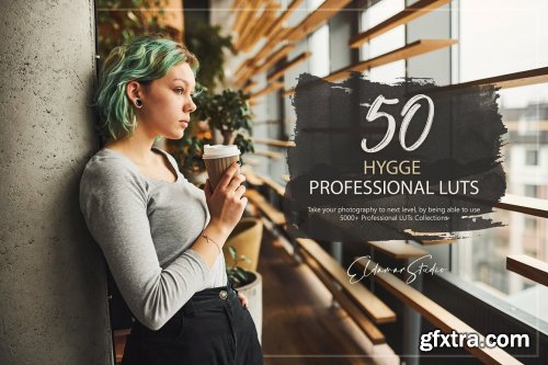 CreativeMarket - 50 Hygge LUTs Pack 6190655