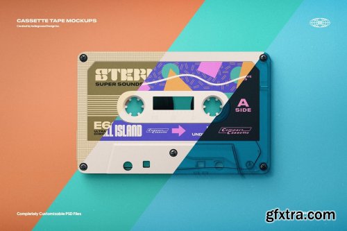 CreativeMarket - Cassette Tape Mockups 6190864