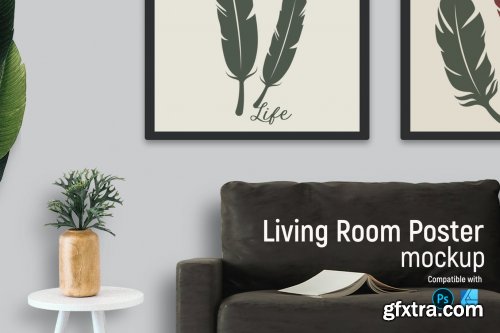 Living Room Mockup
