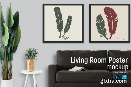 Living Room Mockup