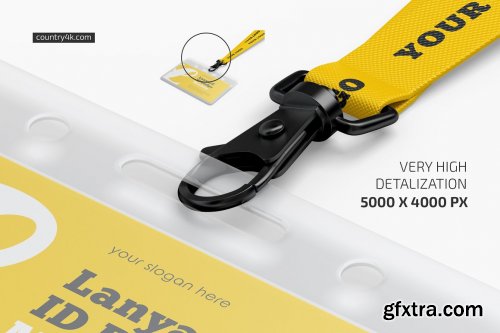 CreativeMarket - Lanyard ID Badge Mockup Set 6217597