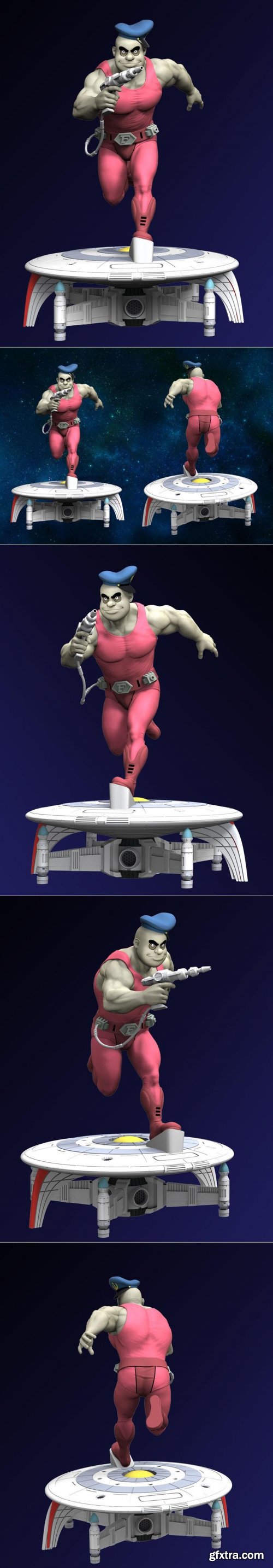 Captain Future – 3D Print Model