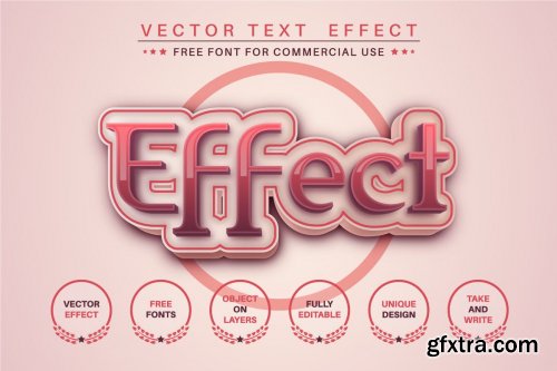 Ninja editable text effect, font style