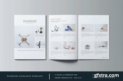 CreativeMarket - Riverside Catalogue / Brochure 6229529