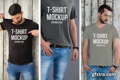 T-shirt Mockup Set