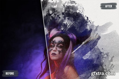 45 Watercolor Brushes - Vol. 2