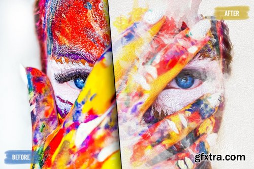 CreativeMarket - 18 Abstract Painting Photoshop Brushes 6258113