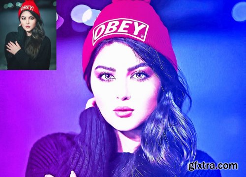 CreativeMarket - HDR OIL ART PHOTOSHOP ACTION 4812683