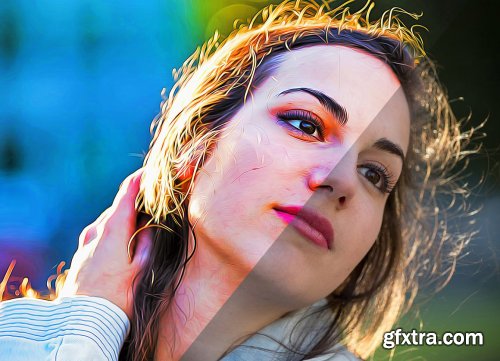 CreativeMarket - HDR OIL ART PHOTOSHOP ACTION 4812683