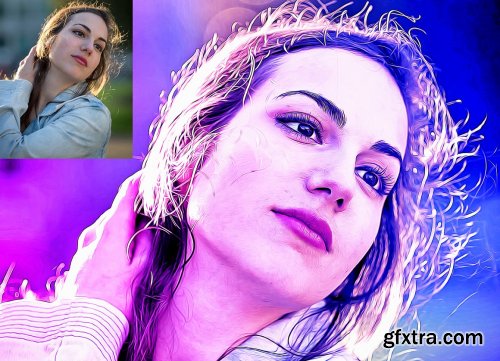 CreativeMarket - HDR OIL ART PHOTOSHOP ACTION 4812683