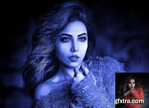 CreativeMarket - HDR OIL ART PHOTOSHOP ACTION 4812683