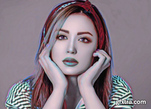 CreativeMarket - Creative Oil Art Photoshop Action 5334266