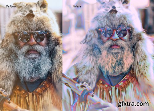 CreativeMarket - Creative Oil Art Photoshop Action 5334266