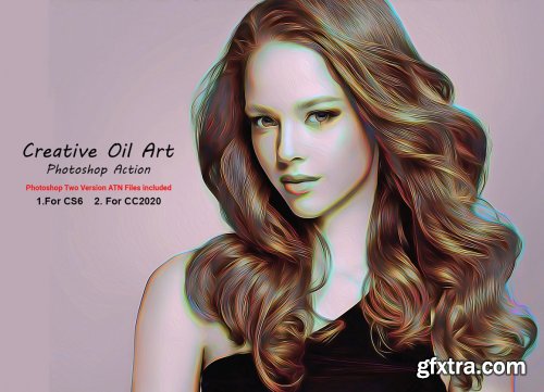 CreativeMarket - Creative Oil Art Photoshop Action 5334266