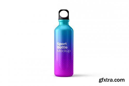CreativeMarket - Sport Bottle Mockup - 5 views 6250378