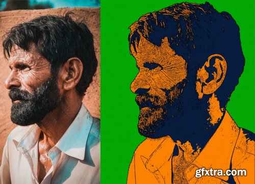 CreativeMarket - Pro Pop Art Photoshop Action 5345435