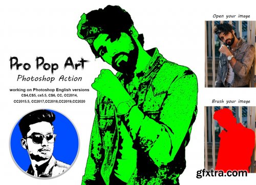 CreativeMarket - Pro Pop Art Photoshop Action 5345435