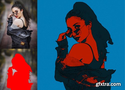 CreativeMarket - Pro Pop Art Photoshop Action 5345435