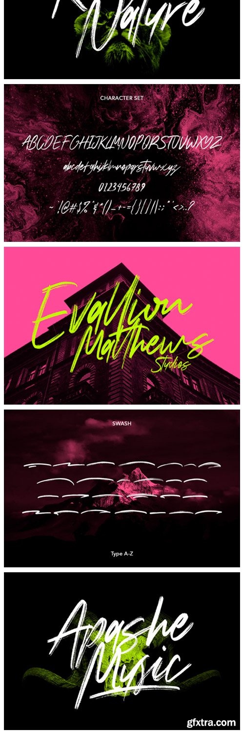 Zupiters Brush Font Zupiters Brush Font