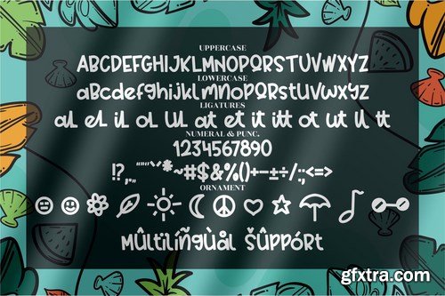 Delrosa Holiday Quirky Font