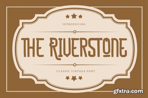 The Riverstone Classic Vintage Font