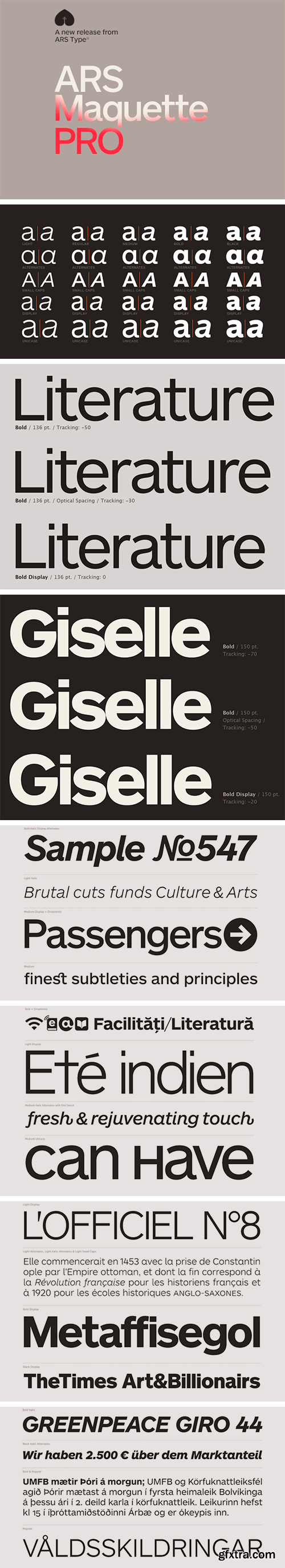 ARS Maquette Pro Font Family
