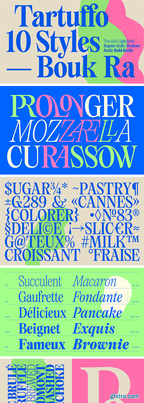 Tartuffo Font Family Tartuffo Font Family