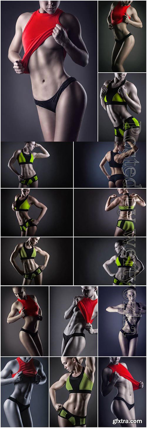 Beautiful athletic girls stock photo Beautiful athletic girls stock photo