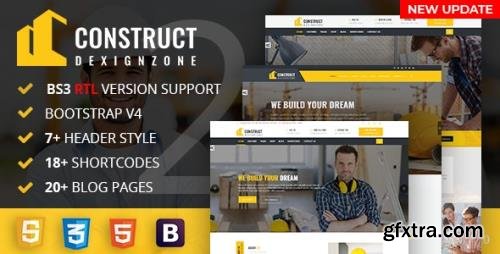 ThemeForest - ConstructZilla v1.0 - Construction, Renovation & Building Bootstrap 4 Template With RTL Ready (Update: 10 April 20) - 19197693 ThemeForest - ConstructZilla v1.0 - Construction, Renovation & Building Bootstrap 4 Template With RTL Ready (Update: 10 April 20) - 19197693