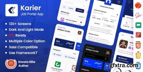 ThemeForest - Karier v1.0 - Job Portal Mobile App Framework7 PWA Template - 32229534 ThemeForest - Karier v1.0 - Job Portal Mobile App Framework7 PWA Template - 32229534