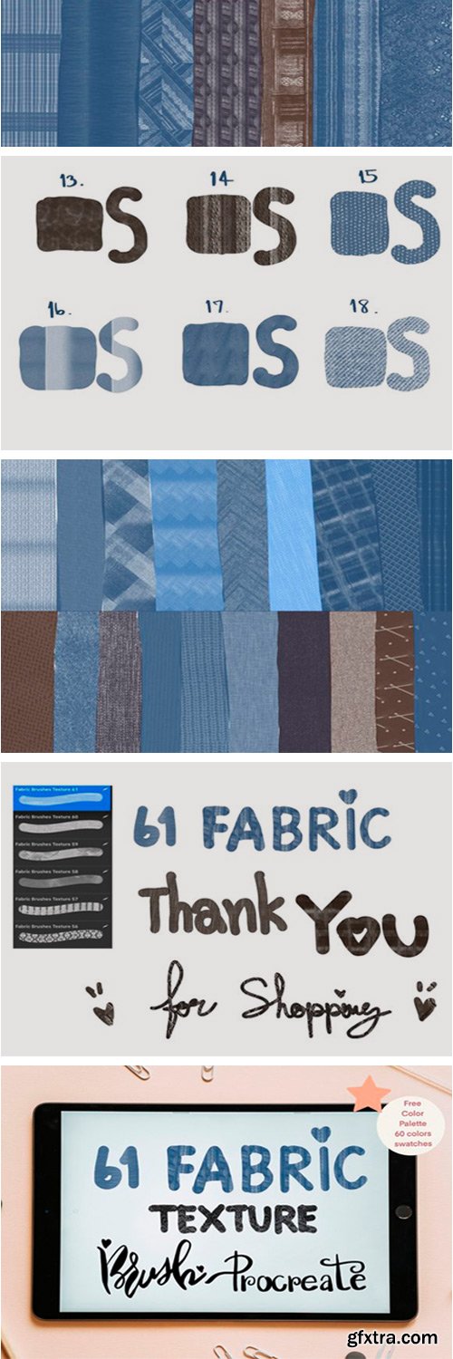 Fabric Brushes for Procreate, Texture 13890379 Fabric Brushes for Procreate, Texture 13890379