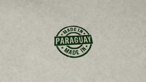 Videohive - Made in Paraguay stamp and stamping loop - 32932269 - 32932269