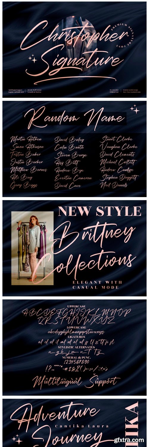 Christopher Signature Font Christopher Signature Font