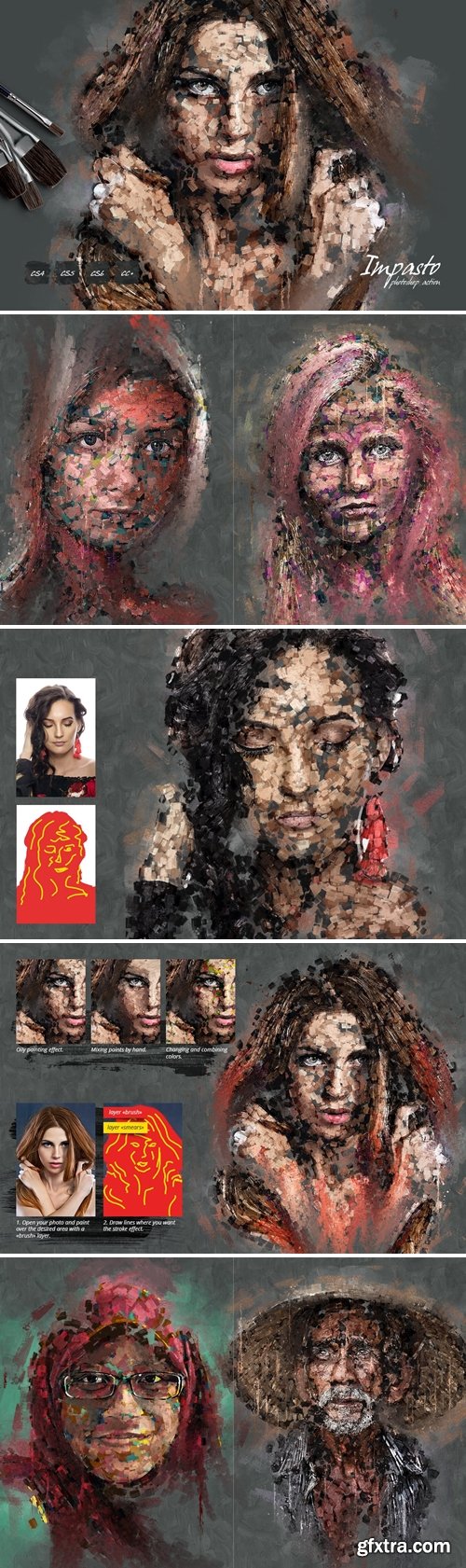 GraphicRiver - Impasto Photoshop Action 30823236