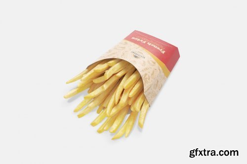 CreativeMarket - French Fries Packaging Mockup 5025126