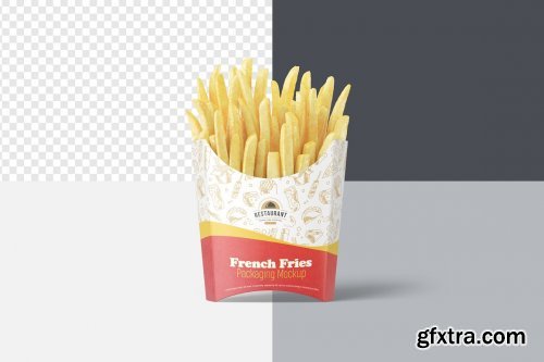 CreativeMarket - French Fries Packaging Mockup 5025126