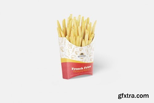 CreativeMarket - French Fries Packaging Mockup 5025126