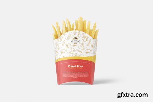CreativeMarket - French Fries Packaging Mockup 5025126
