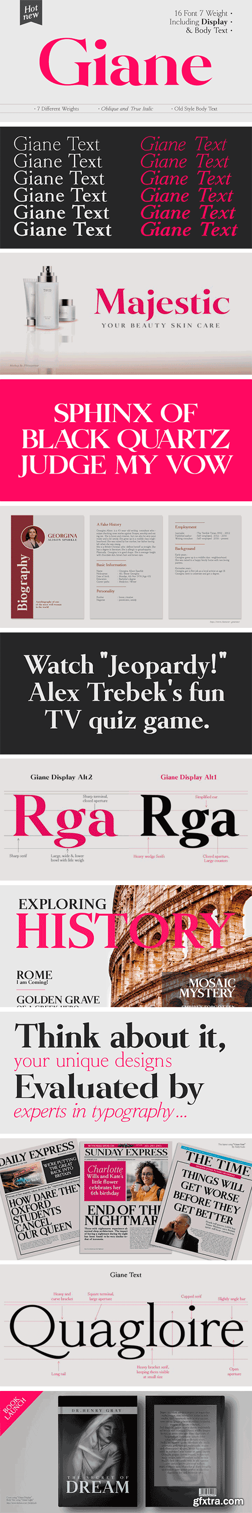 Giane Font Family