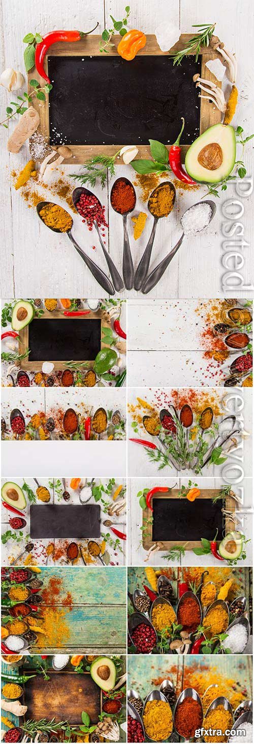 Assorted spices stock photo Assorted spices stock photo