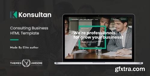 ThemeForest - Konsultan v1.0 - Consulting Business HTML Template - 32458805