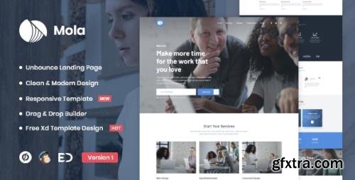 ThemeForest - Mola v1.0 - MultiPurpose Unbounce Landing Page Template - 29554679