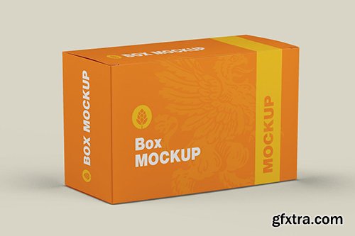 Cardboard Box Mockup Cardboard Box Mockup